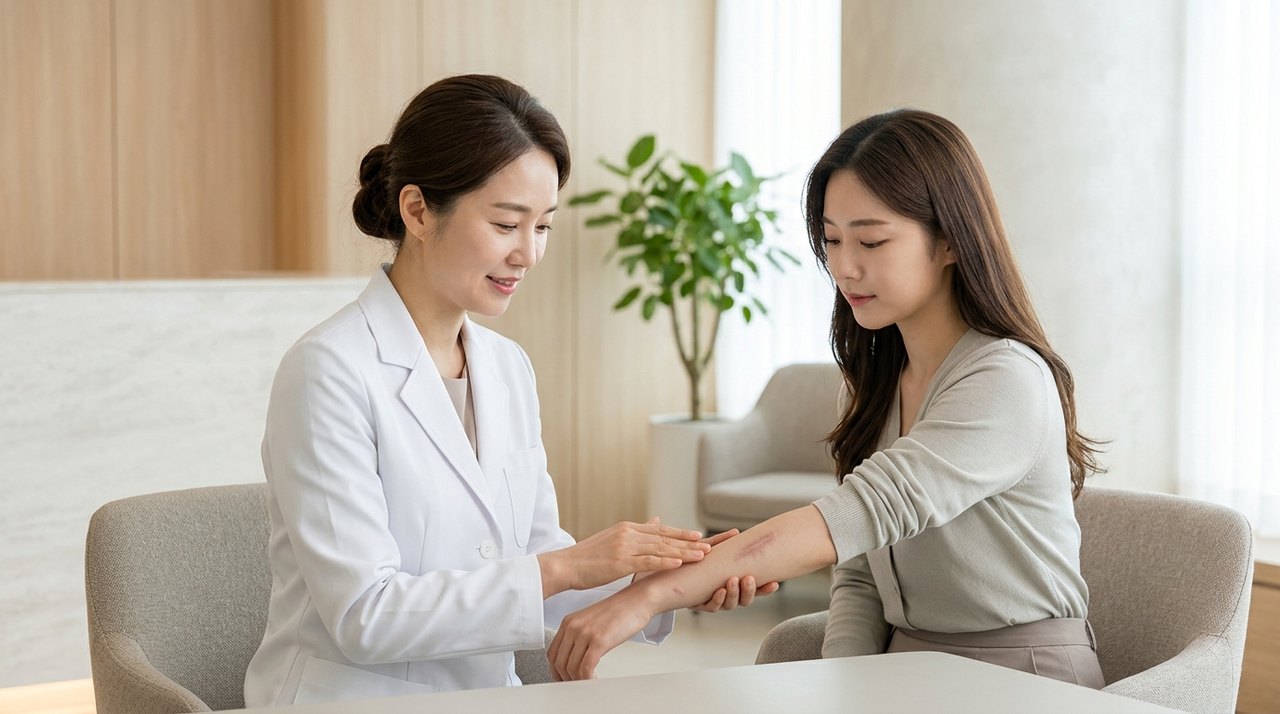 韓國蟹足腫治療恢復期完整指南 2 蟹足腫治療 恢復期 韩国正规皮肤科专业医师一对一面诊与皮肤检测