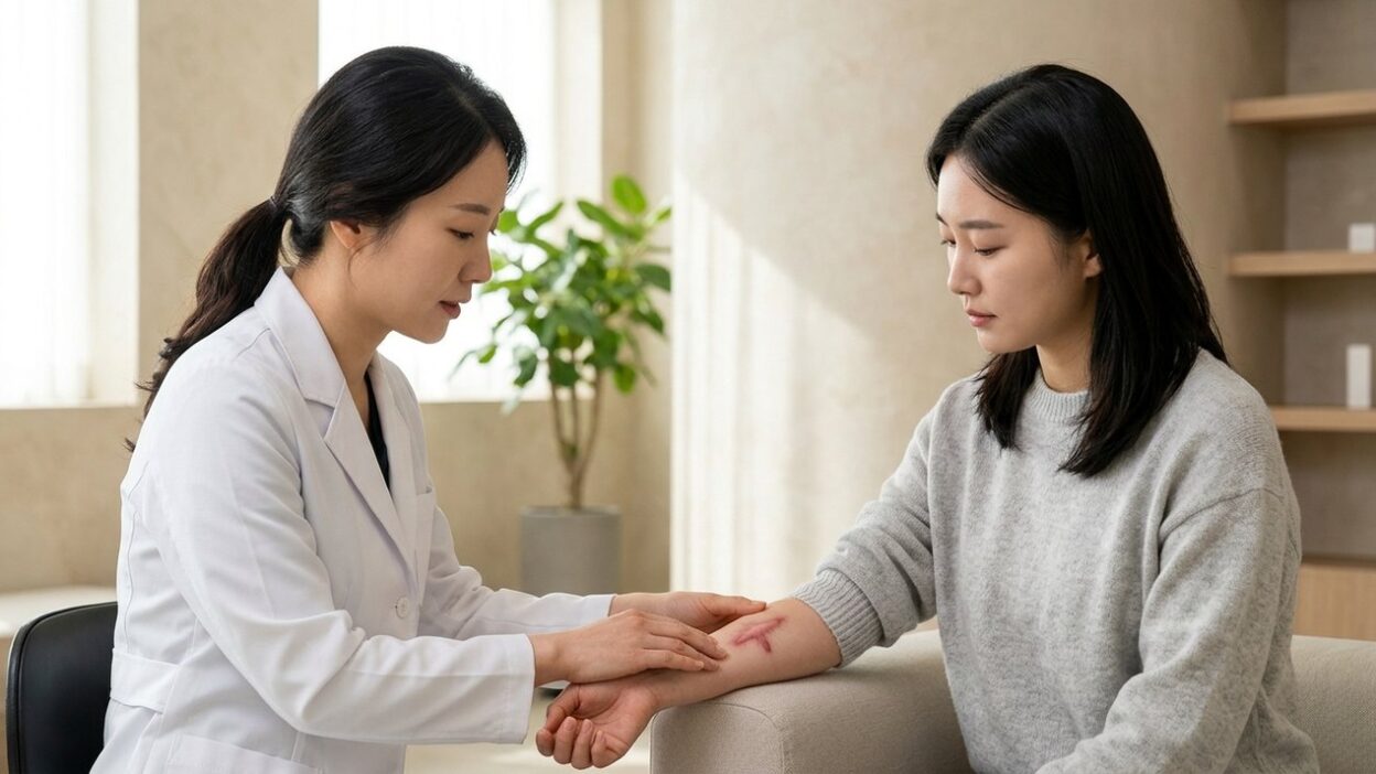 蟹足腫治療 副作用與護理 — 韓國蟹足腫治療副作用與護理完整指南 (photo)
