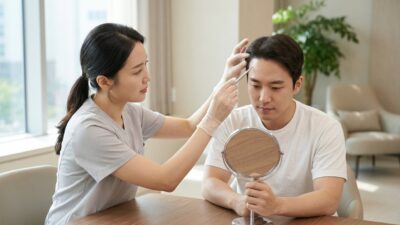 韓國植髮調整髮際線 種植區規劃與恢復期 9 韓國調整髮際線 — 韓國植髮調整髮際線 種植區規劃與恢復期 (photo)