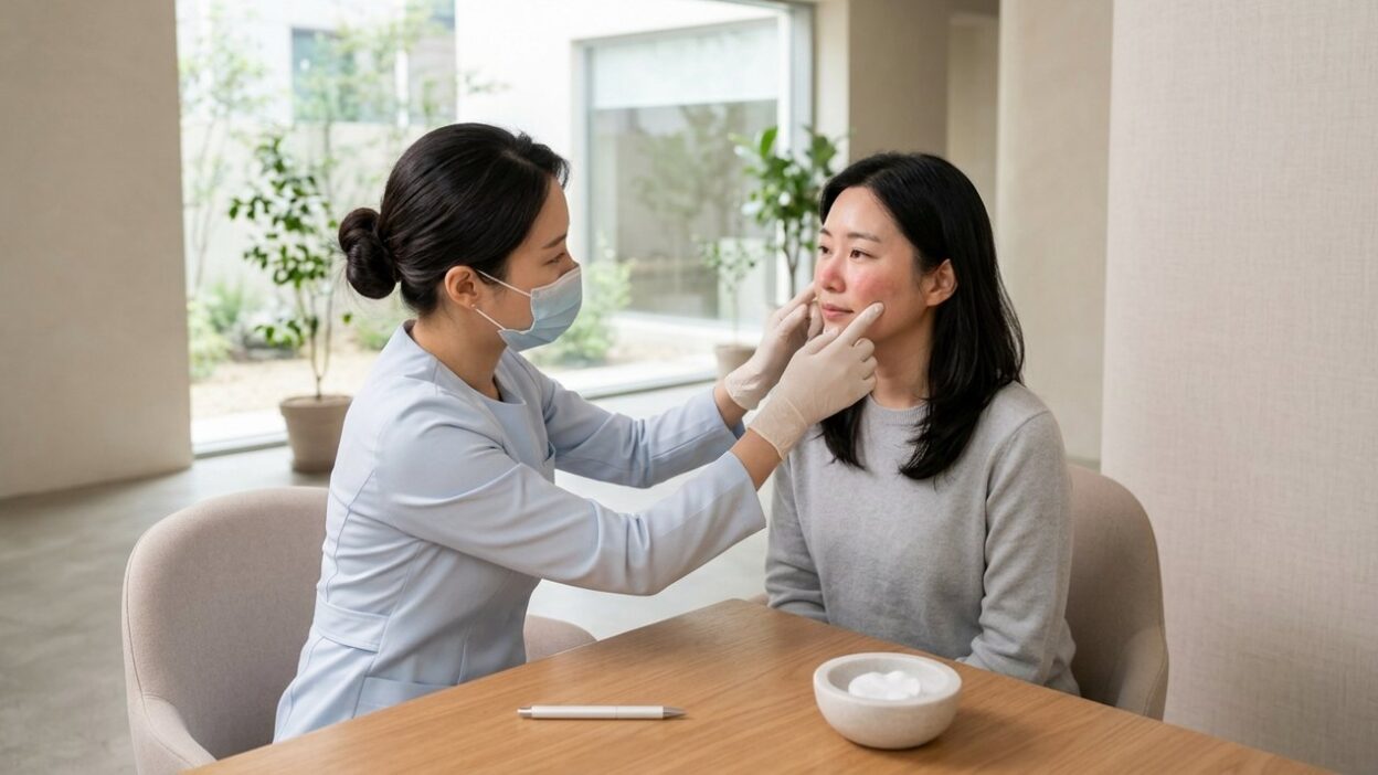 韓國玫瑰痤瘡泛紅治療效果維持時間完整指南 1 玫瑰痤瘡泛紅治療 效果維持時間 — 韓國玫瑰痤瘡泛紅治療效果維持時間完整指南 (photo)