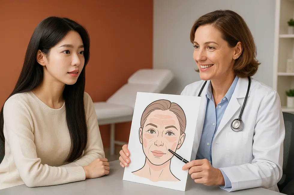 皺紋玻尿酸全方位解析:從原理到價格,您的醫美必讀指南 3 了解玻尿酸副作用、風險預防與術前準備,以及如何選擇專業醫師的重要性。