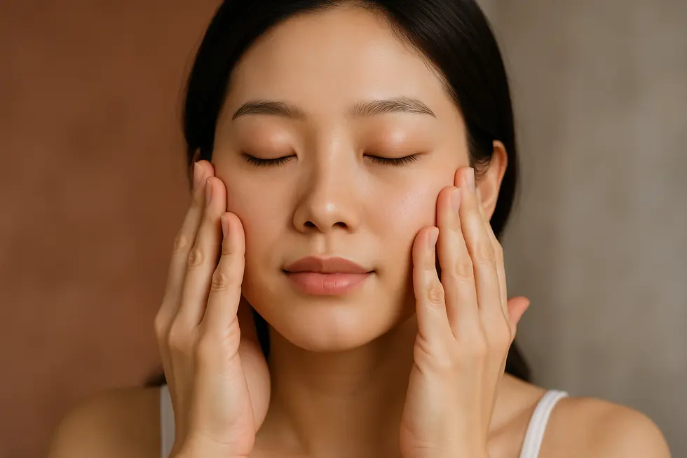 舒顏萃(Sculptra)完整攻略:探索膠原蛋白新生的逆齡奇蹟! 4 舒顏萃術後「555按摩」與維持方法的示意。