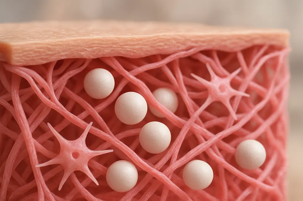 舒顏萃(Sculptra)完整攻略:探索膠原蛋白新生的逆齡奇蹟! 2 舒顏萃(PLLA)刺激膠原蛋白新生的微觀世界。